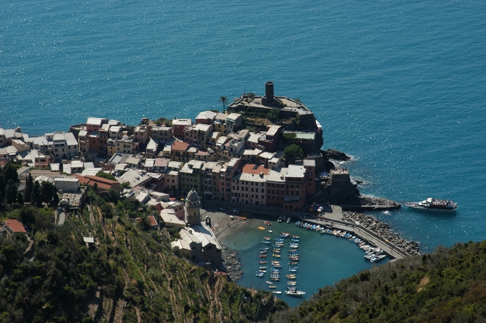 Vernazza vista dall'alto